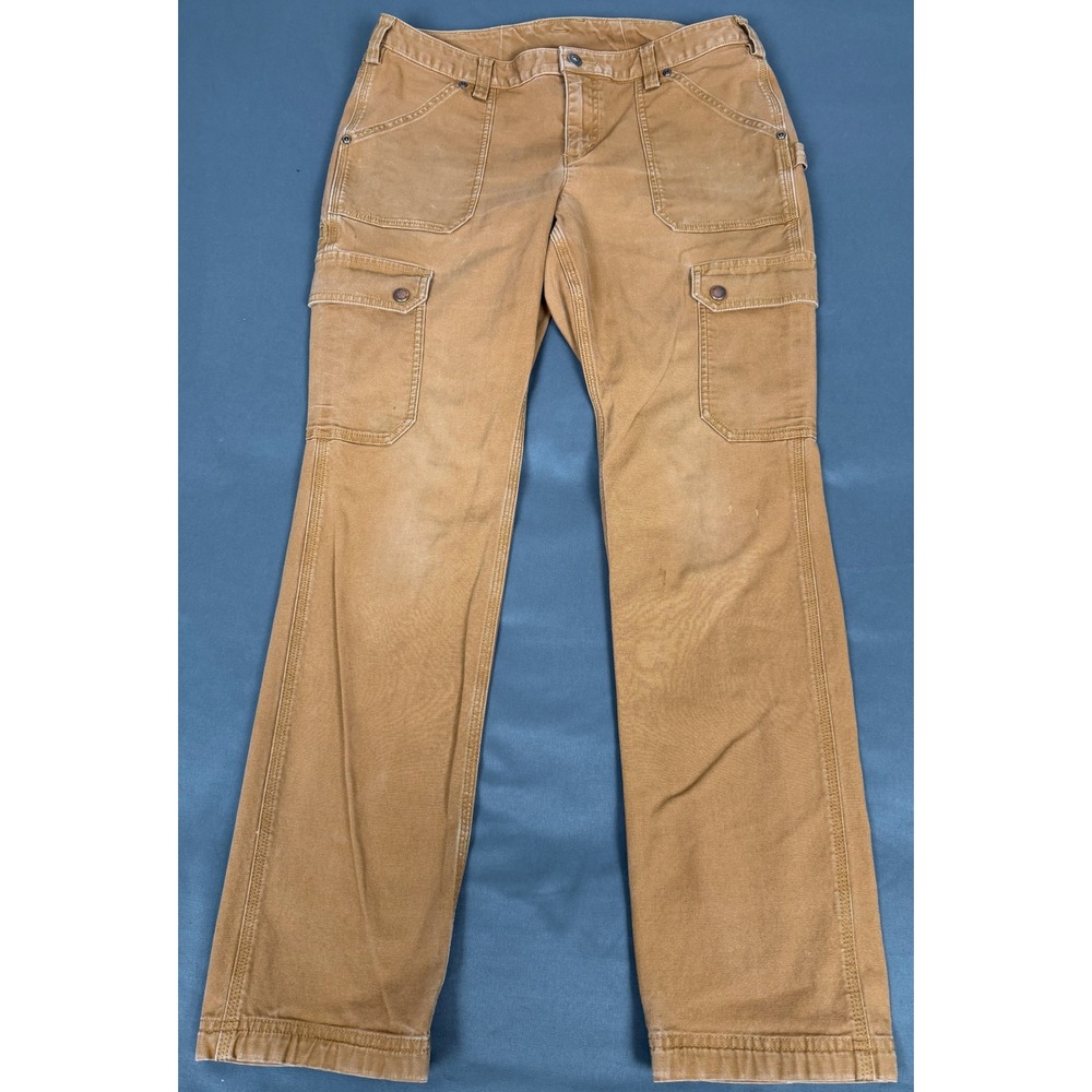 Duluth Trading Co Cargo Pants Womens 12 Fire Hose Work Utility